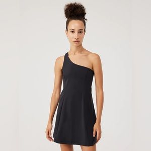 Outdoor Voices Unlined One-Shoulder Exercise Dress